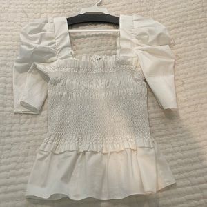 Amanda uprichard white top